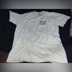 Rest easy T shirt. Size Large